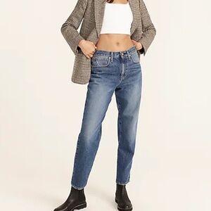 J crew slouchy boyfriend jeans bright indigo wash